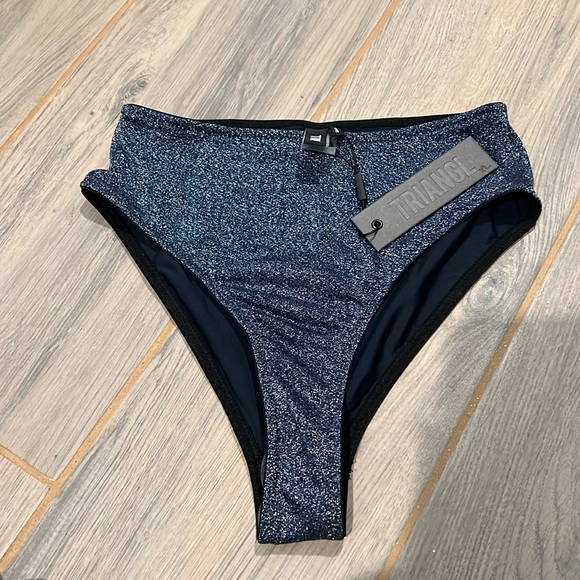 NWT Triangl Riverside Sparkle High waist bikini bottom size XL - Picture 1 of 3